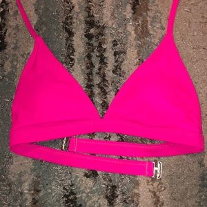BRAND NEW NEVER WORN Hot Pink Bikini Top